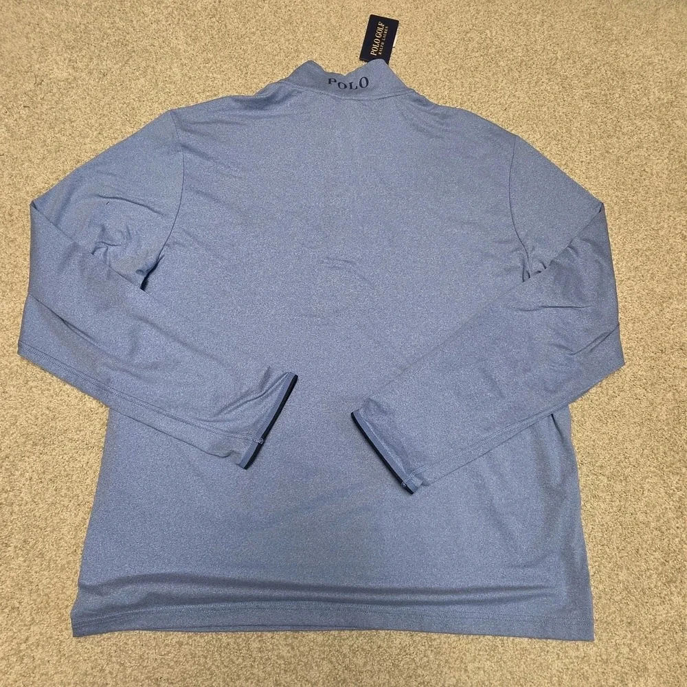 Polo Golf Ralph Lauren Blue 2019 PGA Bethpage Black Quarter Zip Pullover XL NWT